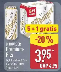 Aldi Nord Bitburger Premium Pils Angebot