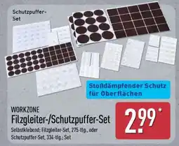 Aldi Nord WORKZONE Filzgleiter-/Schutzpuffer-Set Angebot