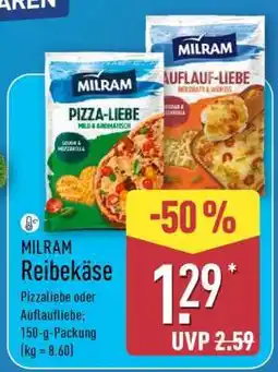 Aldi Nord MILRAM Reibekäse Angebot