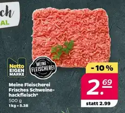NETTO Meine Fleischerei Frisches Schweinehackfleisch Angebot