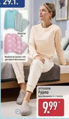 Aldi Nord UP2FASHION Pyjama Angebot