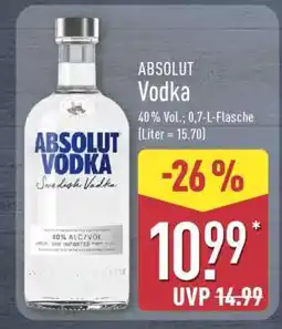 Aldi Nord Absolut Vodka Angebot