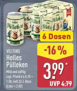 Aldi Nord Veltins Helles Pülleken Angebot