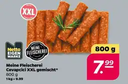 NETTO Meine Fleischerei Cevapcici XXL gemischt Angebot