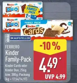 Aldi Nord FERRERO Kinder Family-Pack Angebot