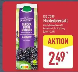 Aldi Nord RIO D’ORO Fliederbeersaft Angebot