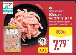 Aldi Nord MEINE METZGEREI Hähnchen-Geschnetzeltes XXL Angebot