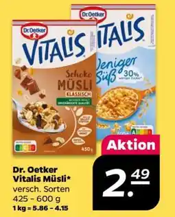 NETTO DR. OETKER Vitalis-Müsli Angebot