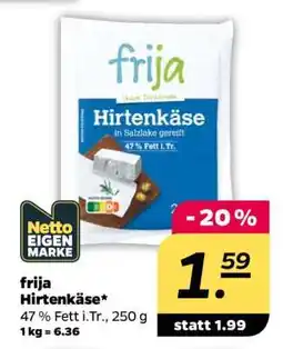 NETTO frija Hirtenkäse Angebot