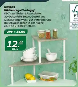 NETTO KESPER Küchenregal 2-etagig Angebot