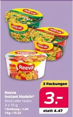 NETTO REEVA Instant-Nudeln Angebot