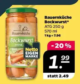 NETTO Bauernküche Bockwurst Angebot