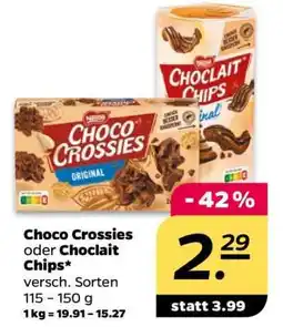 NETTO Choco Crossies oder Choclait Chips Angebot