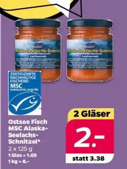 NETTO Ostsee Fisch MSC Alaska-Seelachs-Schnitzel Angebot