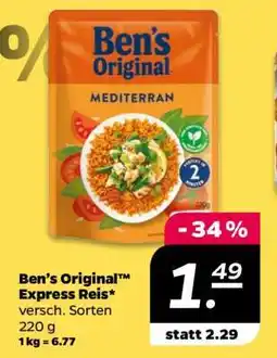 NETTO Ben’s Original Express Reis Angebot