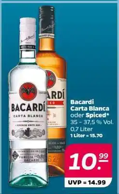 NETTO Bacardi Carta Blanca oder Spiced Angebot