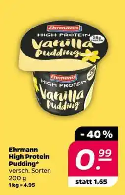 NETTO Ehrmann High Protein Pudding Angebot