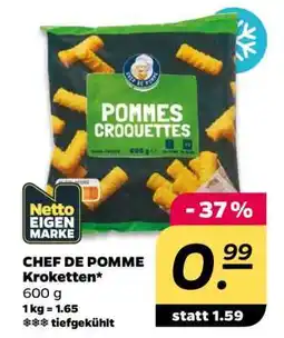 NETTO CHEF DE POMME Kroketten Angebot