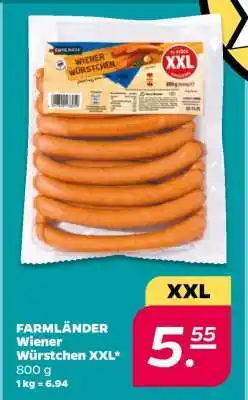 NETTO FARMLÄNDER Wiener Würstchen XXL Angebot