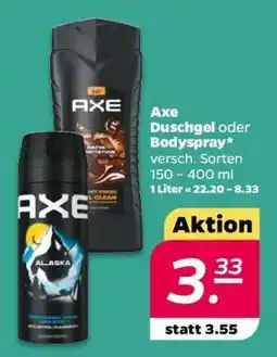 NETTO Axe Duschgel oder Bodyspray Angebot