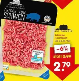 Netto Marken-Discount Schweine Hackfleisch Angebot