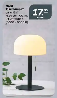 NETTO NORD Tischlampe Angebot