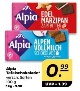 NETTO Alpia Tafelschokolade Angebot