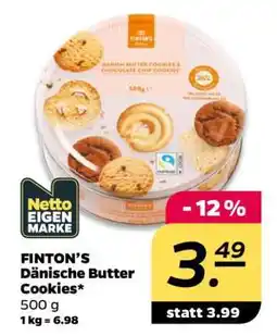 NETTO FINTON’S Dänische Butter Cookies Angebot