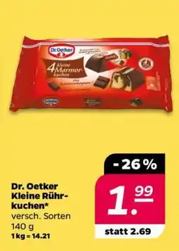 NETTO DR. OETKER Kleine Rührkuchen Angebot