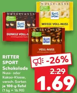 Kaufland RITTER SPORT Schokolade Angebot