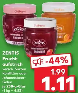 Kaufland ZENTIS Fruchtaufstrich Angebot