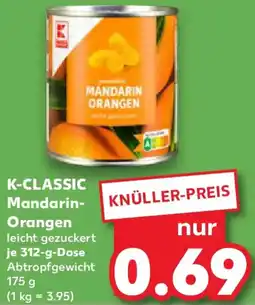 Kaufland K-CLASSIC Mandarin Orangen Angebot