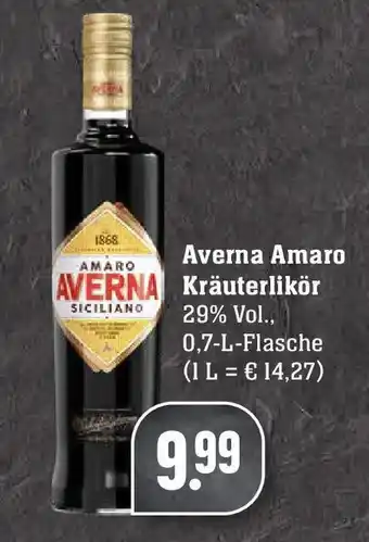 Edeka Averna Amaro Kräuterlikör Angebot