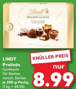 Kaufland LINDT Pralinés Angebot