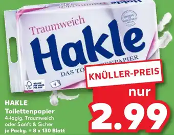 Kaufland HAKLE Toilettenpapier Angebot