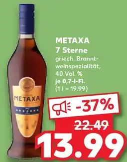 Kaufland METAXA 7 Sterne Angebot