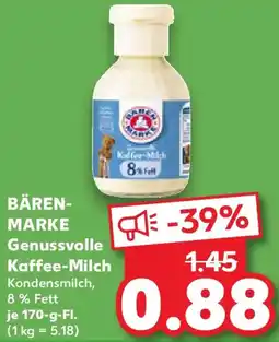 Kaufland BÄRENMARKE Genussvolle Kaffee-Milch Angebot