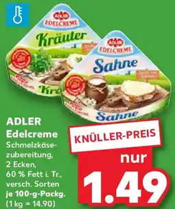 Kaufland ADLER Edelcreme Angebot