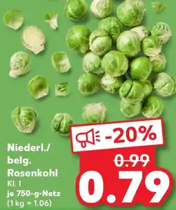 Kaufland Niederl./ belg. Rosenkohl Angebot