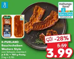 Kaufland K-PURLAND Bauchscheiben Western Style Angebot