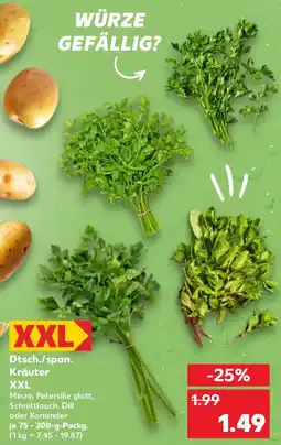 Kaufland Dtsch./span. Kräuter XXL Angebot