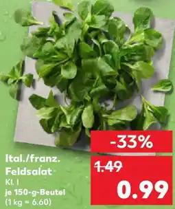 Kaufland Ital./franz. Feldsalat Angebot