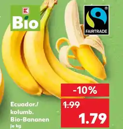 Kaufland Ecuador./ kolumb. Bio-Bananen Angebot