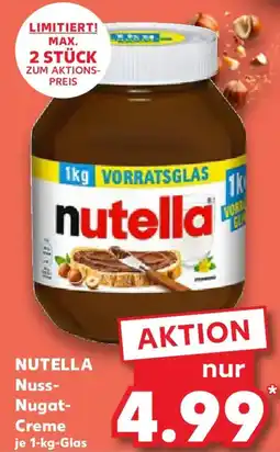 Kaufland NUTELLA Nuss Nugat Creme Angebot