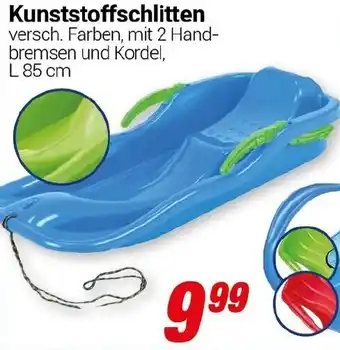 CENTERSHOP Kunststoffschlitten Angebot