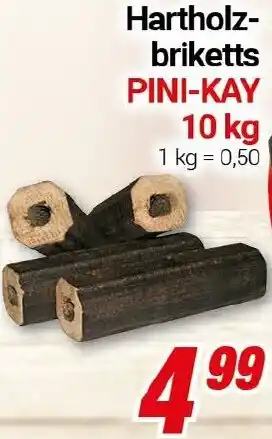 CENTERSHOP Hartholzbriketts PINI-KAY Angebot