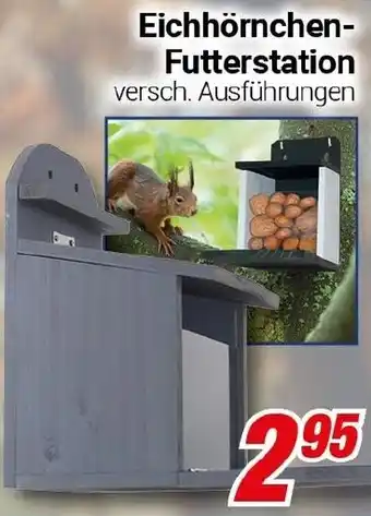CENTERSHOP Eichhörnchen Futterstation Angebot