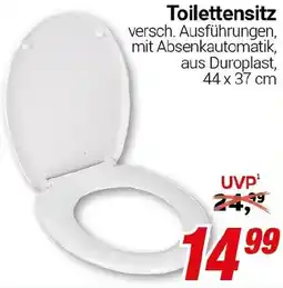 CENTERSHOP Toilettensitz Angebot