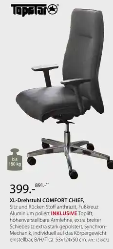 Zurbrüggen Topstar xl-drehstuhl comfort chief Angebot