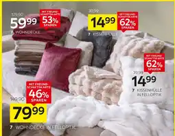 XXXLutz Dieter knoll kissenhülle in felloptik „ponpon“ Angebot